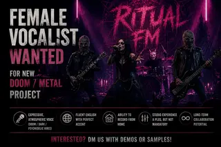 Barcelona-Based Doom Metal Project Looking for a Female Vocalist 19 julio 2026