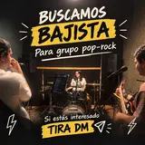 Bajista para grupo!! Pop, Rock, Pop-Rock 13 septiembre 2026