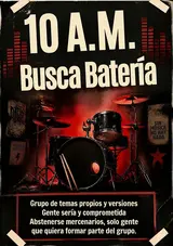 10 A.M. busca batería 14 septiembre 2026
