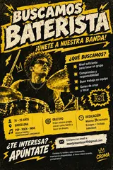 ¿Eres baterista? 29 septiembre 2026