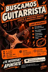 ¿Eres guitarrista? 29 septiembre 2026