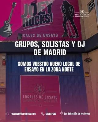 Nuevos locales de ensayo en el norte de Madrid  4 octubre 2026